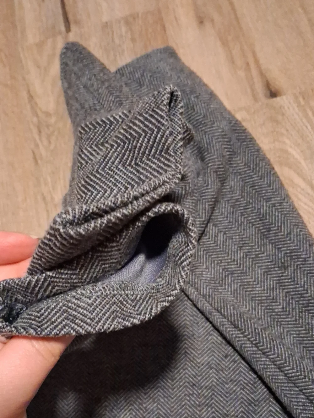 GAP Kids Herringbone Gray Shift Dress